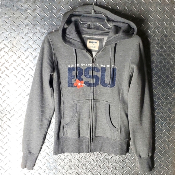 Jansport Tops - 💥JanSport Zip Up Hoodie Sweatshirt BSU Boise State University sz S NWOT Flower